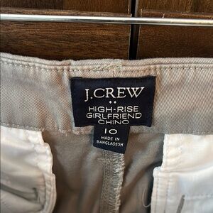 J.Crew Classic High Rise Girlfriend Gray Chino Pants- LIKE NEW